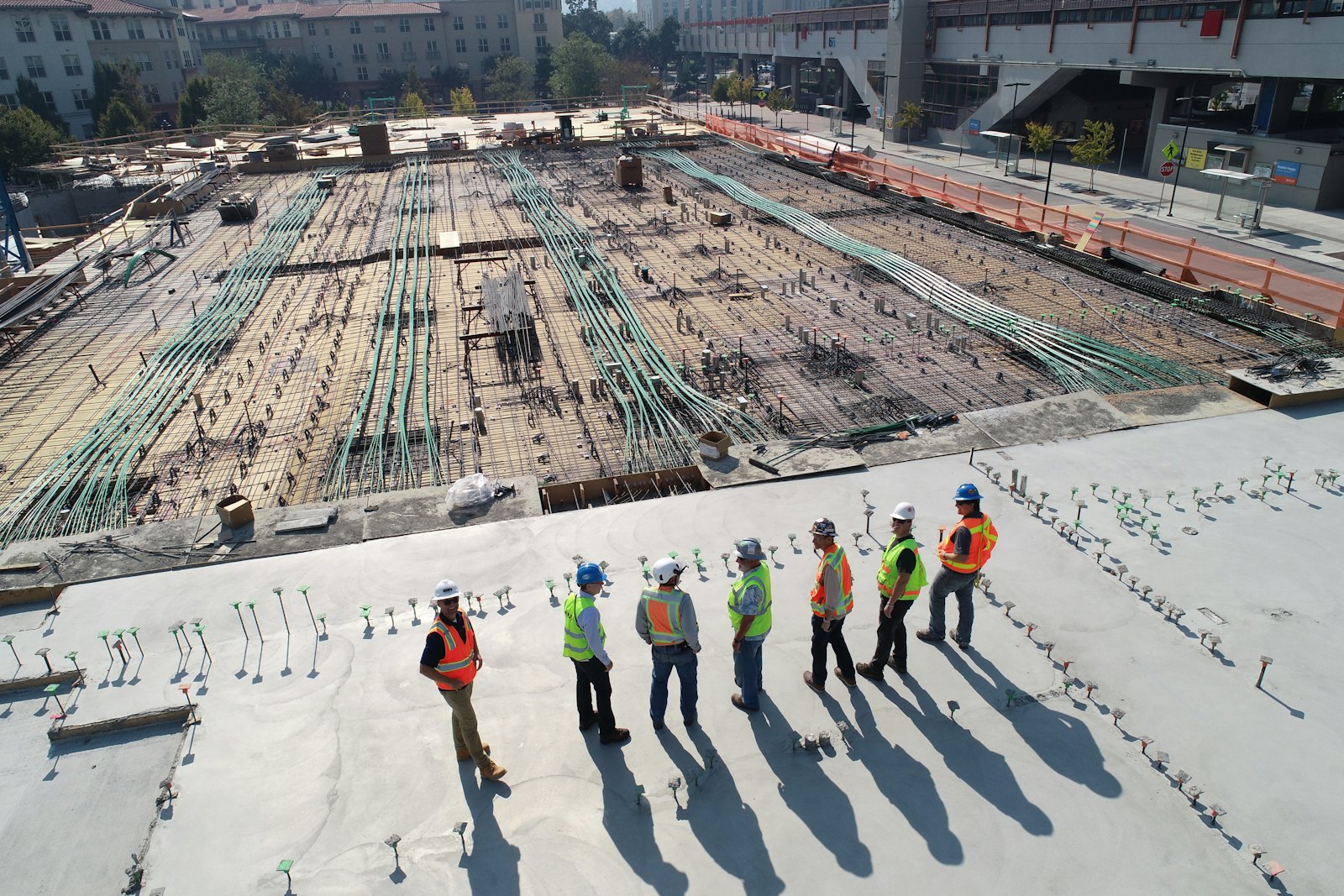 AI-powered construction project management on site