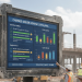 A digital dashboard displaying change order impacts and budget tracking for a construction project.